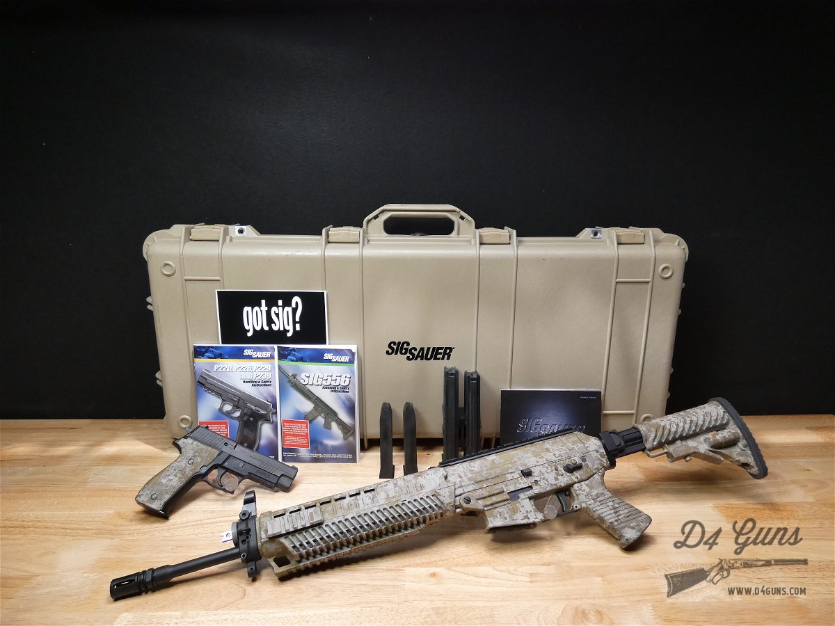 Sig Sauer Sig556 And P226 Desert Digital Camo Dunlap Gun Consigners